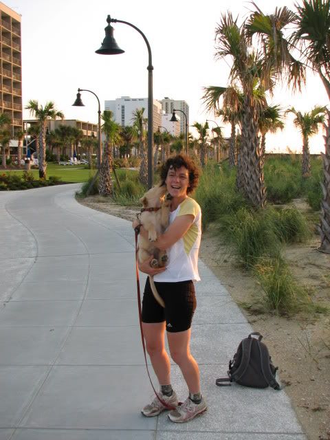 Our Canadian Friend and her Puppy