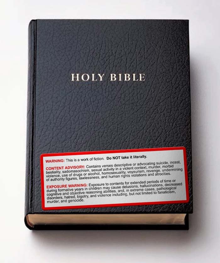 Bible Warning Label