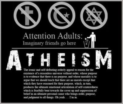 Fallacious counter argument against atheism