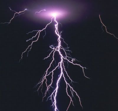 Lightning (from Zeus!)