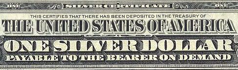 Highlights of a Silver Certificate