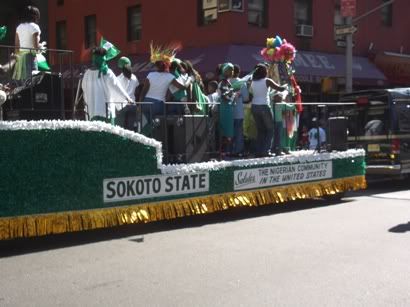 Nigerian parade float