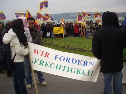 Tibetan protesters