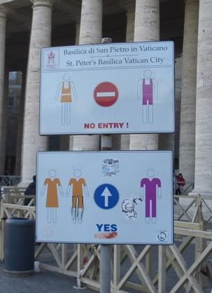 Vatican clothing regulations