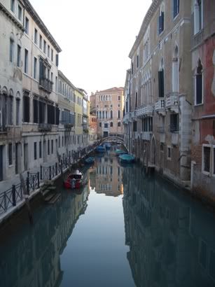 Reflections in the Venetian water