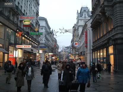 One of the main pedestrian shopping streets