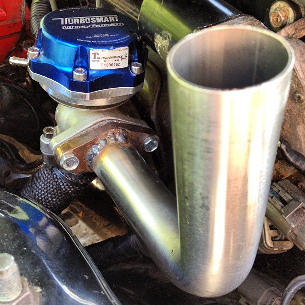 CA18DET top mount manifold, downpipe and screamer pipes