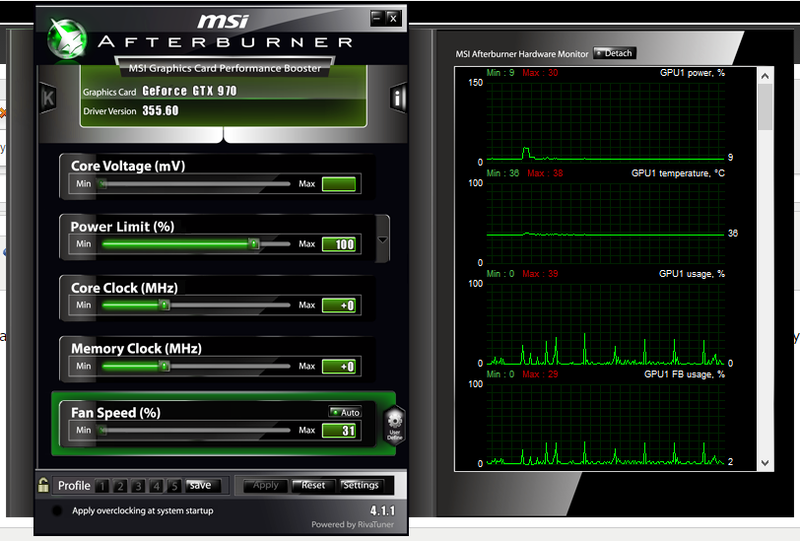 Gtx 970 Sc Acx 2 0 Fans Wont Stop