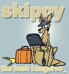 skippy the bush kangaroo depiction