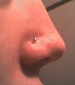 Nose piercing