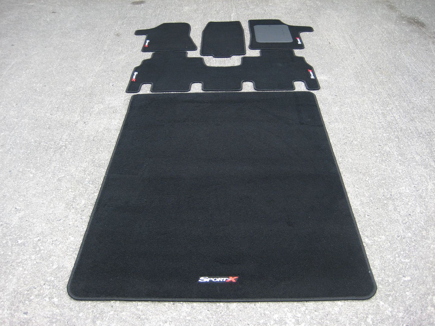 Black Car Mats to fit Mercedes Vito Dual Liner Comfort SportX Logos + LONG Boot eBay
