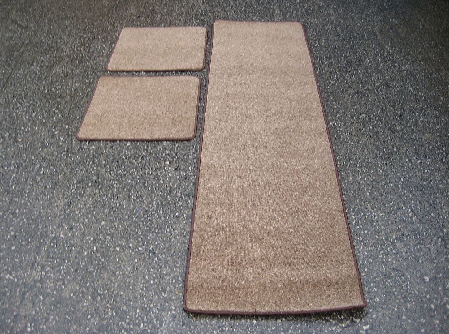Caravan/Motorhome Interior Floor Carpet Mats Light Brown (3 Piece) eBay