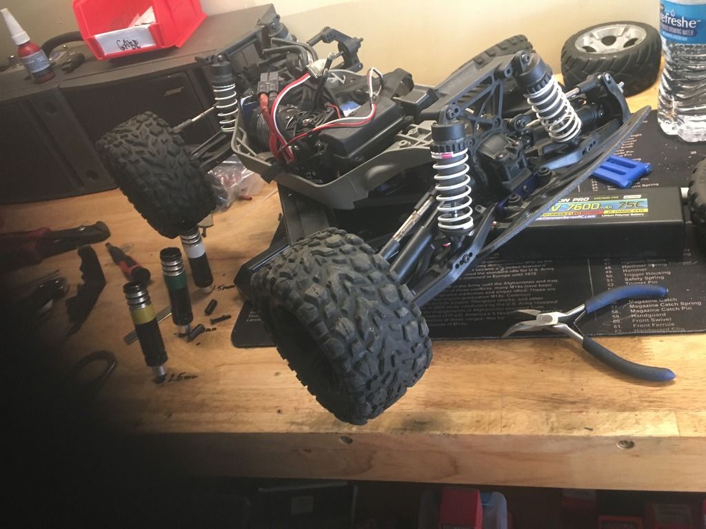 rustler 4x4 wise front arms