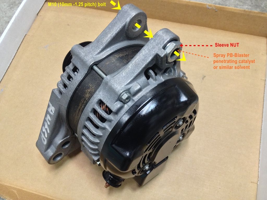 Stripped Alternator Bolt. What to do? Toyota FJ Cruiser Forum