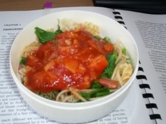 Pasta with Chinese Broccoli and Beans