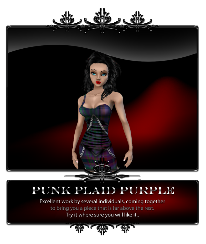 Punk Plaid Purple