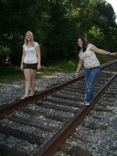 railroad tracks!