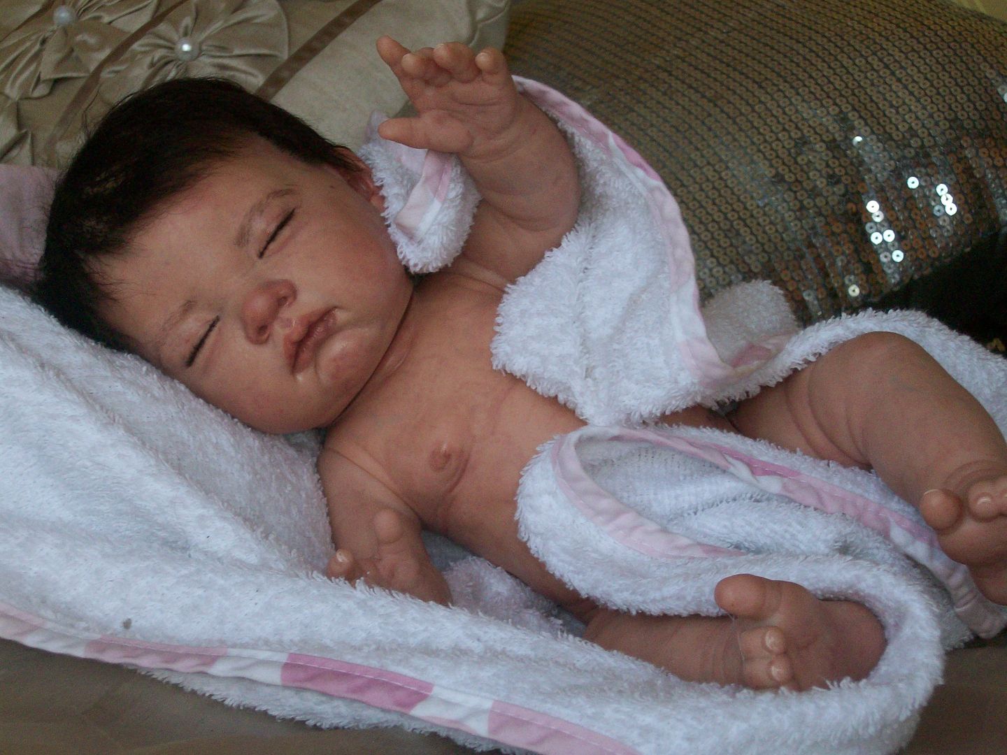 Reborn Baby DollAnatomically CorrectFull Vinyl DollDolly Dimples