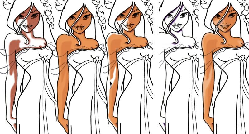 Skin step by step