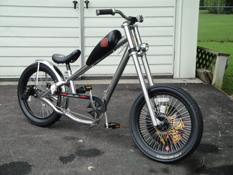 What are some stores that sell chopper bicycle parts?