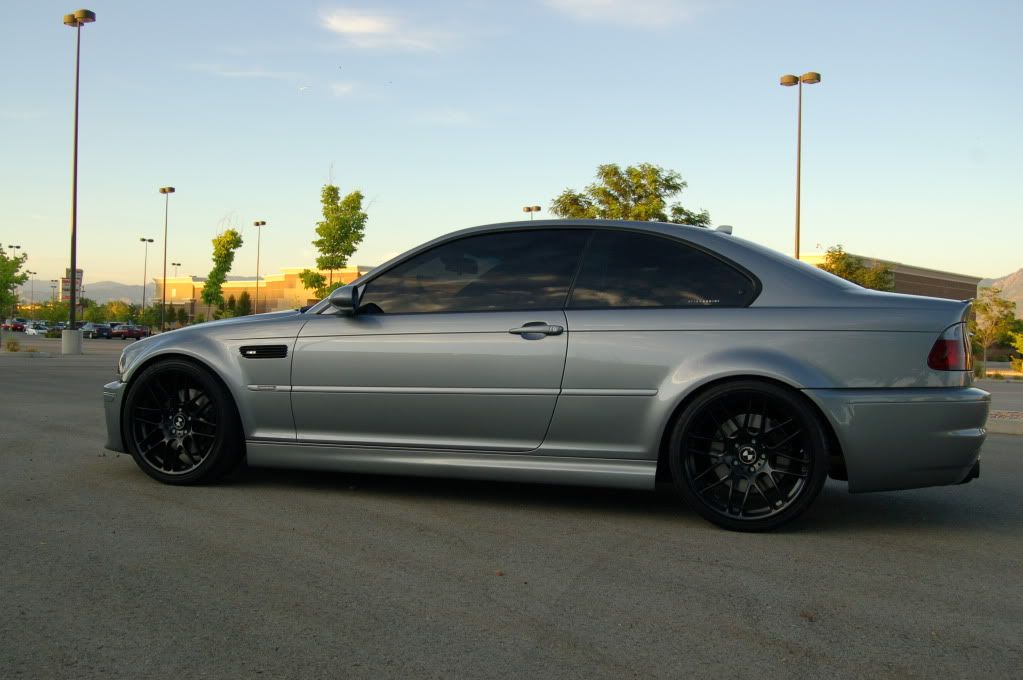 Matte white bmw m3 e46