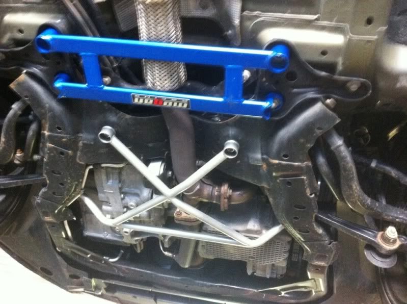 Steeda X brace with Megan Racing Hbrace The 1