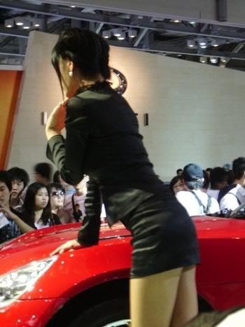 pretty car show girl japan