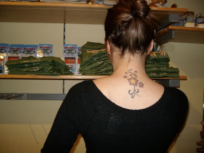 Neck Tattoos on Women My sincerest apologies for the lack of postsyours 
