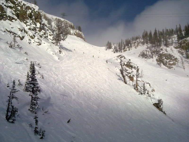 taken 12/19/09 from Sublette Quad, looking down onto Laramie Bowl