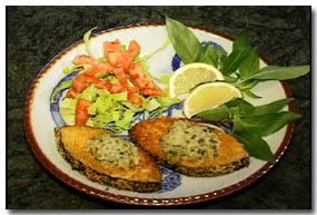 Crumb Fried Vegge Fish