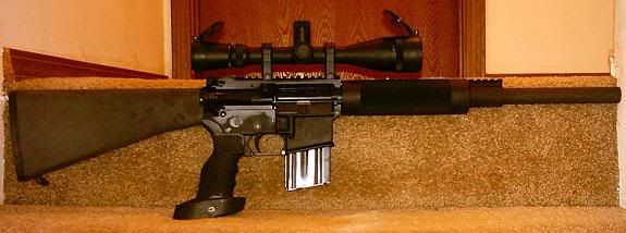 16" SUM barrel,Leupold 4.5x14x44 Tactical,Sniper grip w/ 3lb JP single stage trigger,Free float tube