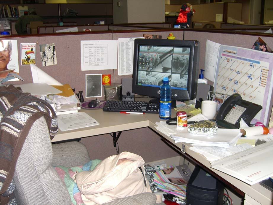 Broken Office Desk