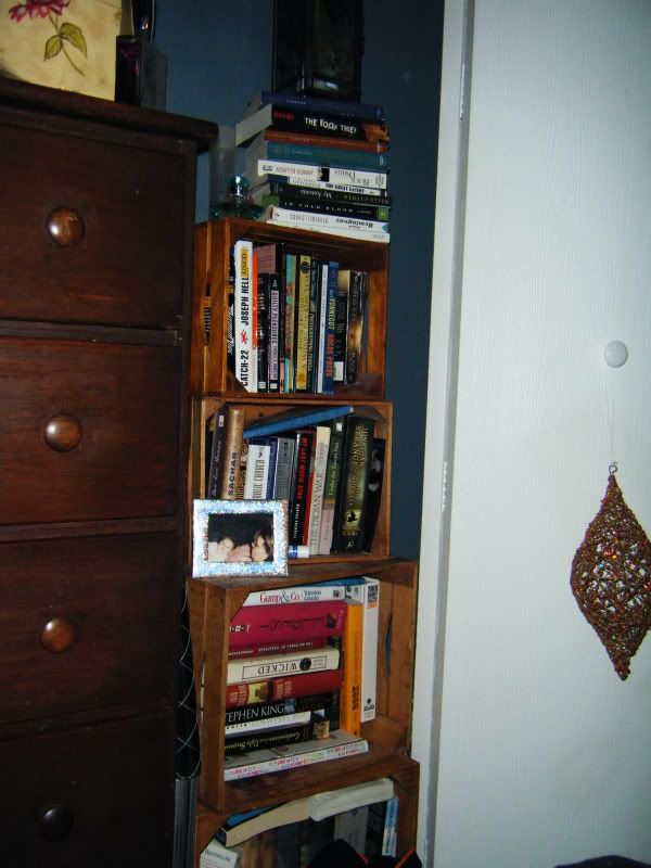 Book Storage Idea: Milk Crates