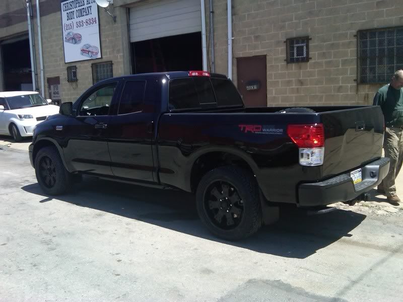 Toyota Tundra Rock Warrior Black. Black #39;10 Rock Warrior on Flat