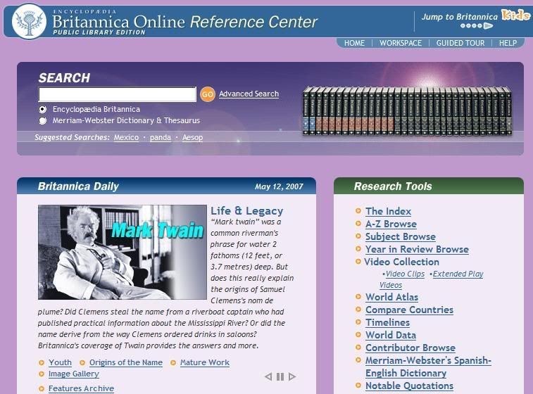 Britannica Screen image