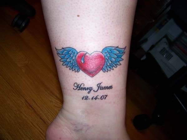 baby angel wings tattoos libra zodiac sign tattoo