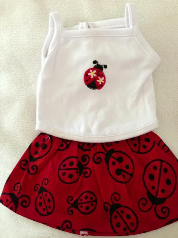 Ladybug outfit for 15'' waldorf doll Ladybug outfit for 15'' waldorf doll