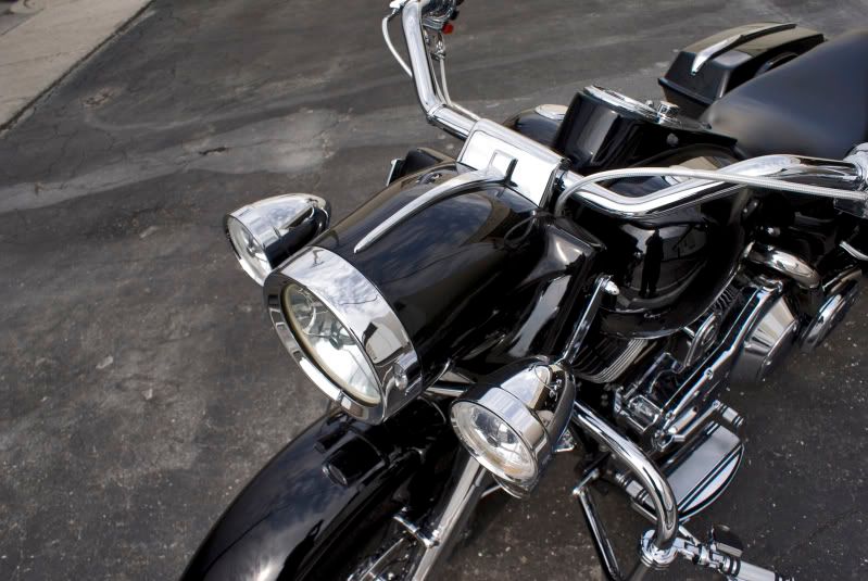Road King Stretched Headlight Nacelle Spear
