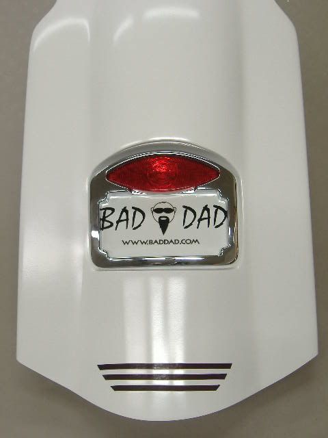 Bagger All-in-One Rear Fender with Tri-Bar