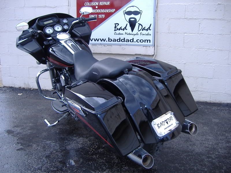 Short Bagger Rear Fender with Recess