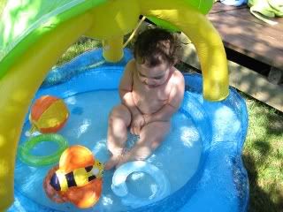 In The Pool Keeping a Little Dignity