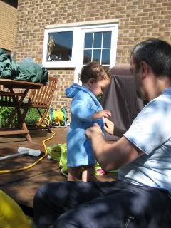 In the Pool My Daddy Takes No Chances Before I Go Inside