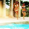 Girls Jumping In Pool