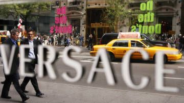 Versace storefront, Fifth Avenue, New York