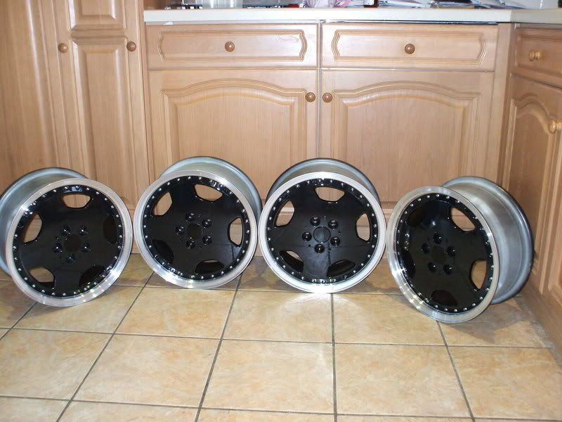 These rims have had a full pro refurnb finished in a gloss black powder coat