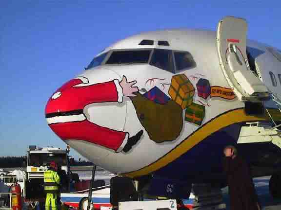 plane hit santa Pictures, Images and Photos