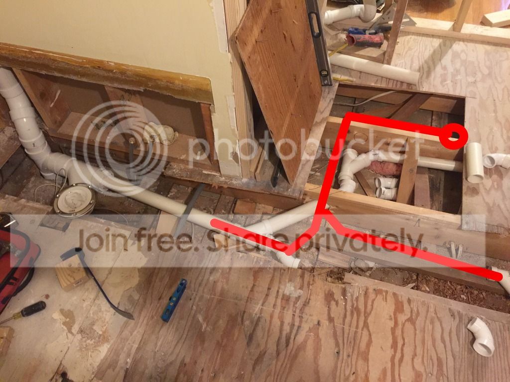 Rough In DWV layout Help