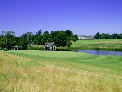 Montgomerie golf course .. the largest single green in the WORLD!!!