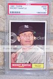 1961 Topps Baseball #300 Mickey Mantle PSA 7 High End & Centered 