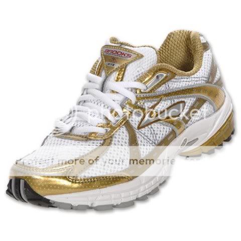 New Brooks Adrenaline GTS Running White Gold 120064 713 Womens Shoes 